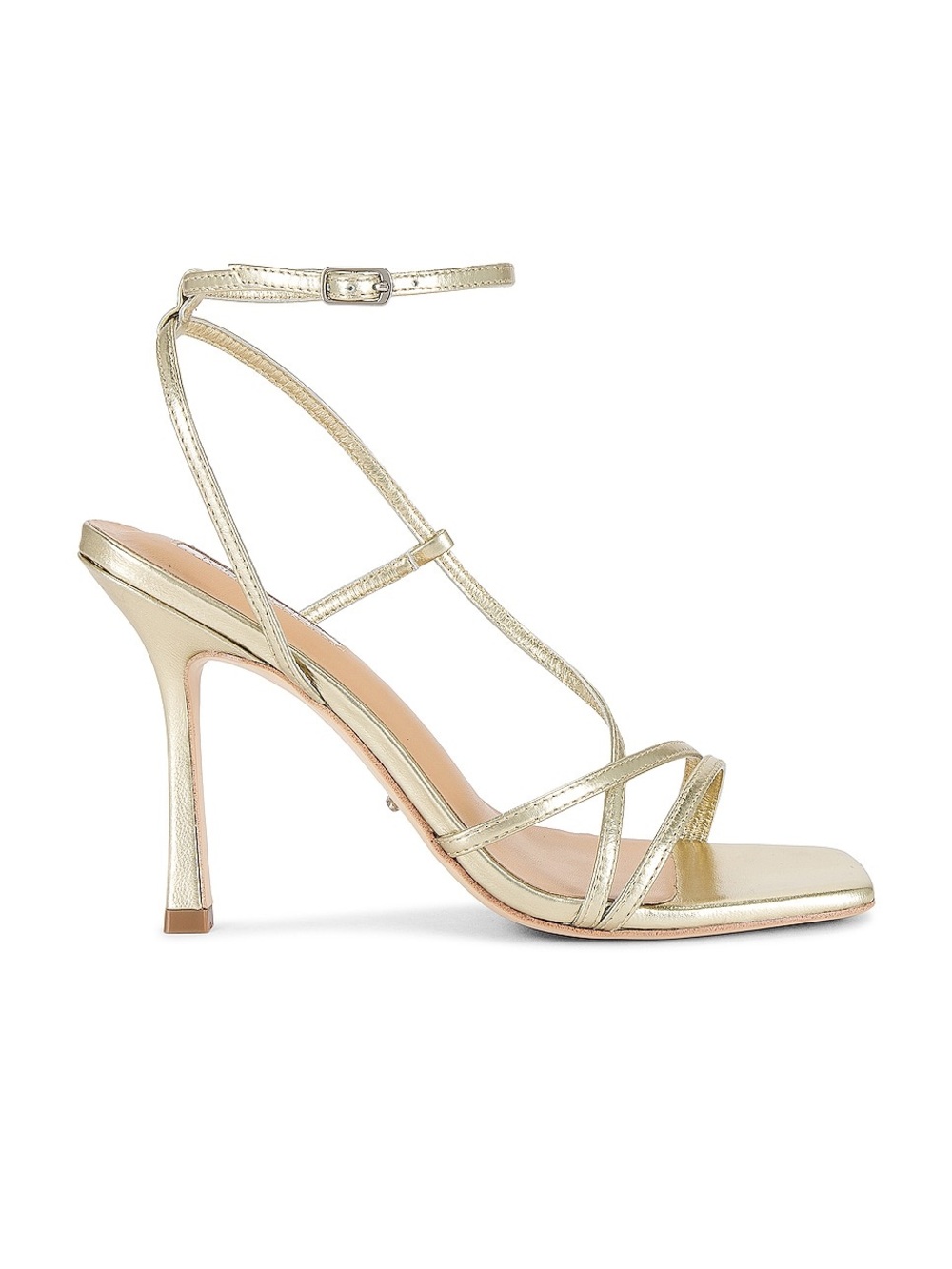 TONY BIANCO Franci Sandal in Gold Nappa Metallic | SLIGHTLY USED